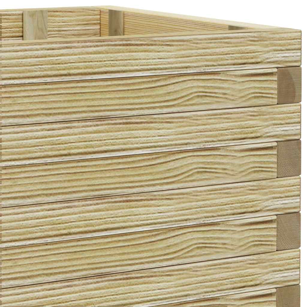 Povišena gredica 100 x 50 x 40 cm drvena pravokutna