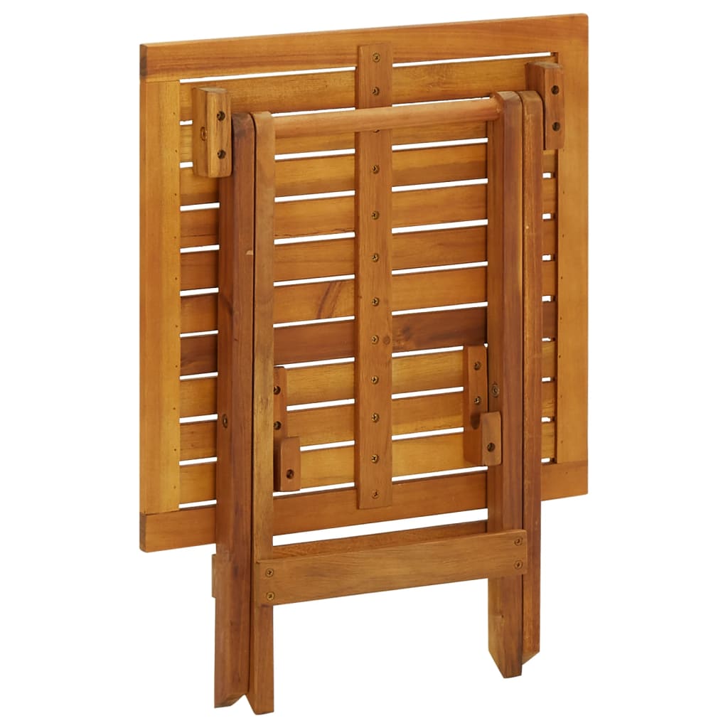 Bistro stol 46 x 46 x 47 cm masivno bagremovo drvo