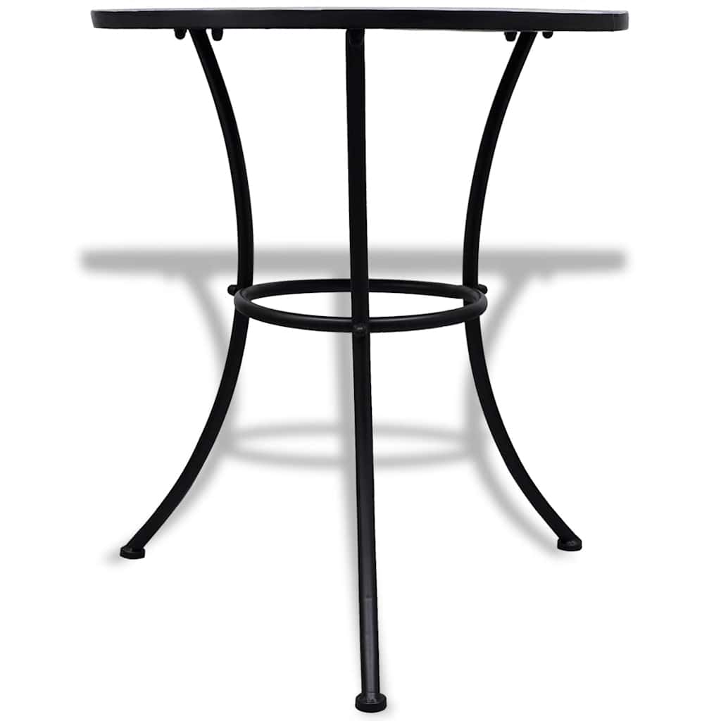 3-dijelni bistro set s keramičkim pločicama plavo-bijeli