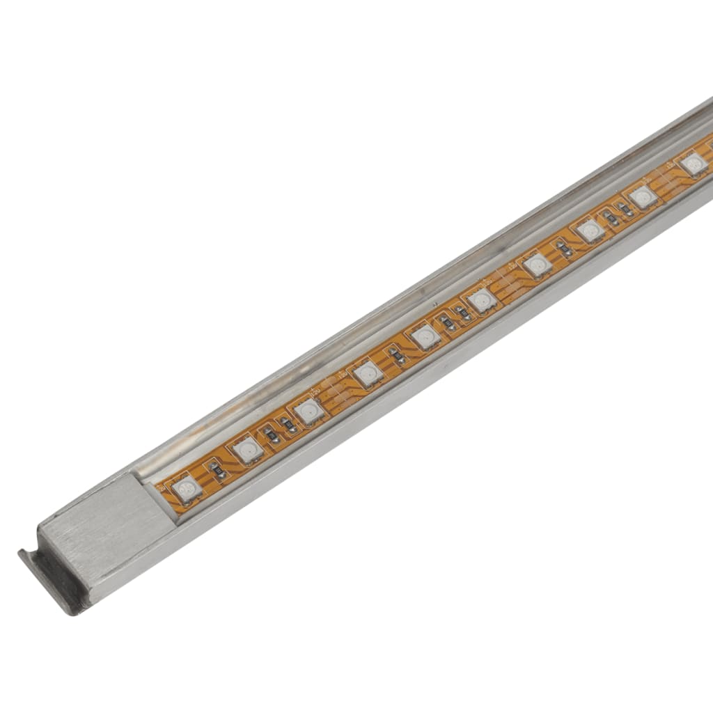 Pravokutna fontana za bazen s LED svjetlom nehrđajući čelik 60 cm