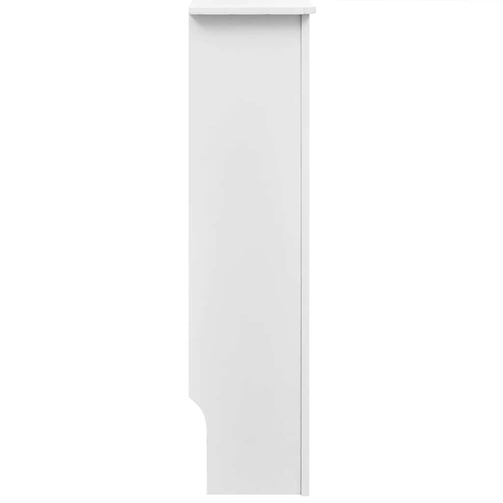 Bijeli konstruirano drvo Zaštitni Pokrov za Radijator 112 cm