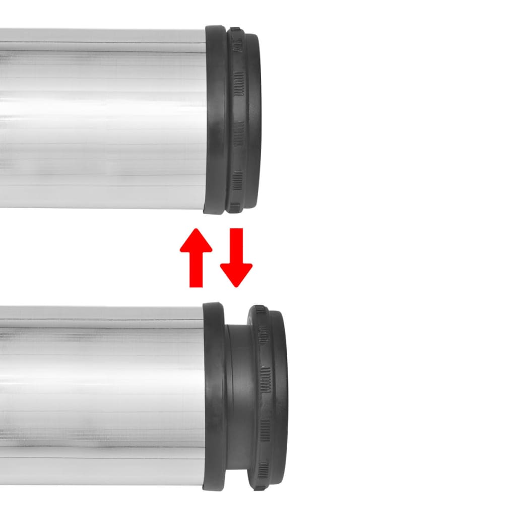 4 Podesive Noge za Stol Brušeni nikal 710 mm