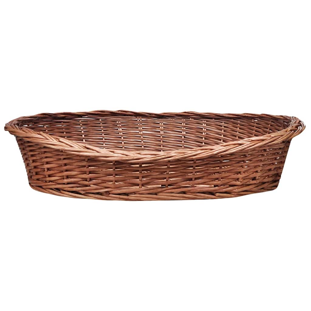 Košara za psa / krevet za ljubimce od vrbe prirodna boja 90 cm