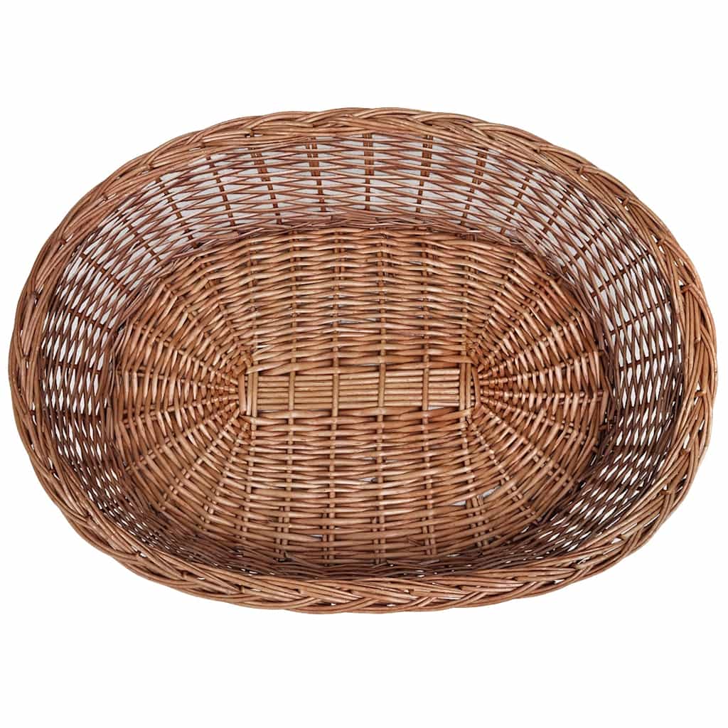 Košara za psa / krevet za ljubimce od vrbe prirodna boja 90 cm