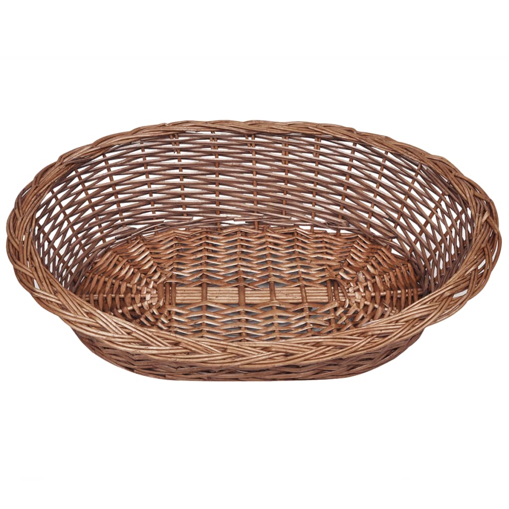 Košara za pse / krevet za ljubimce od vrbe prirodna boja 70 cm