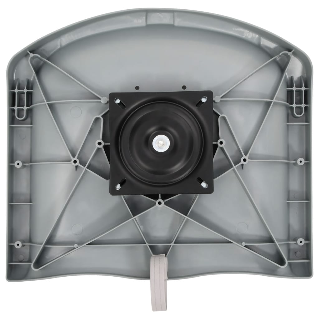 4-dijelni set sklopivih sjedala za brod sivi