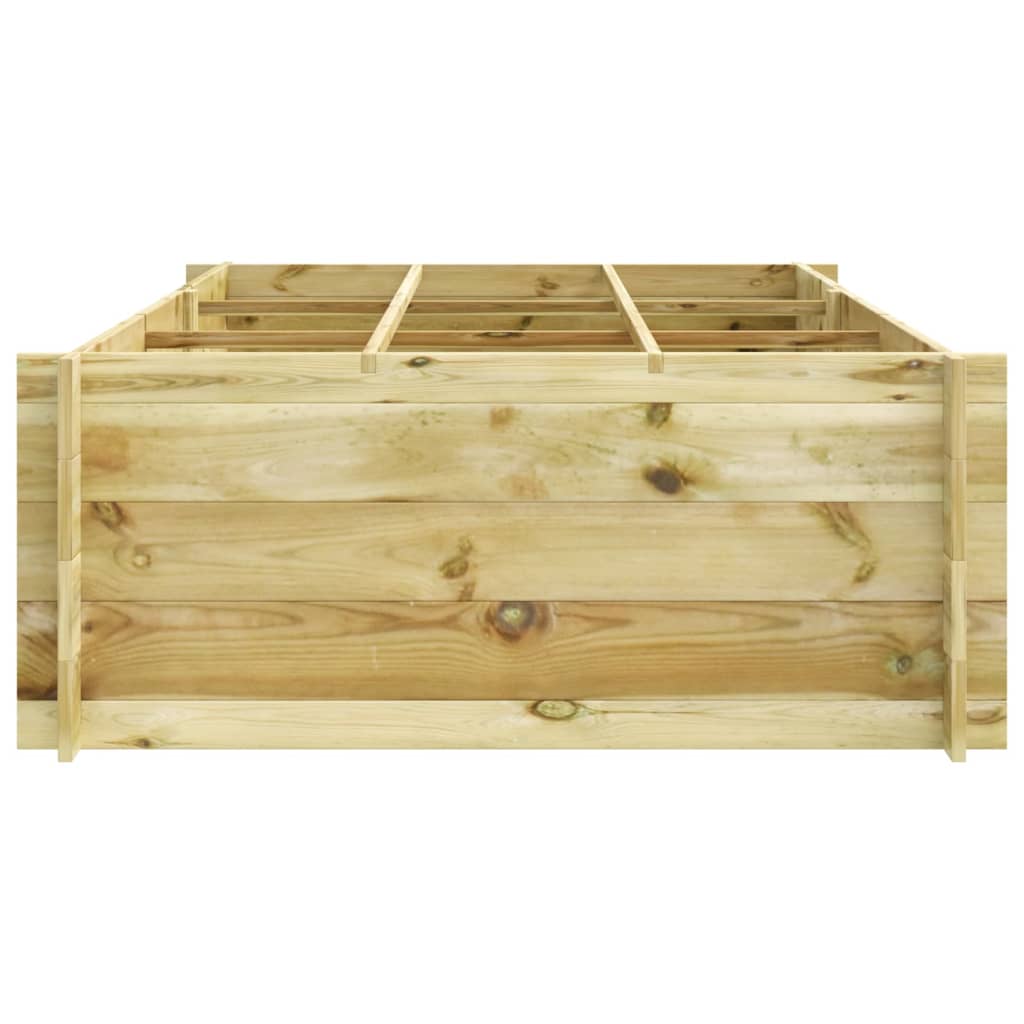 Povišena gredica 150 x 100 x 40 cm od impregniranog drva