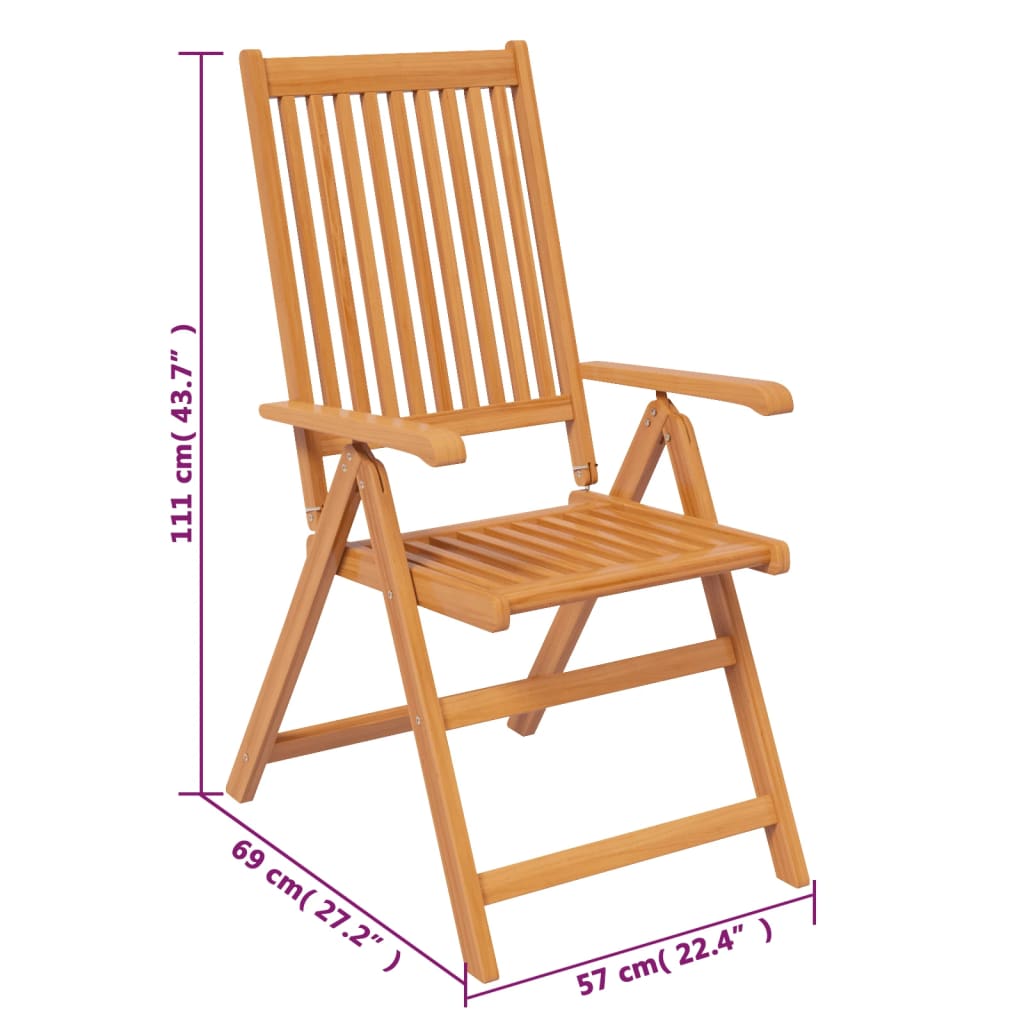 7-dijelni vrtni blagovaonski set od masivnog bagremovog drva 150-200 cm