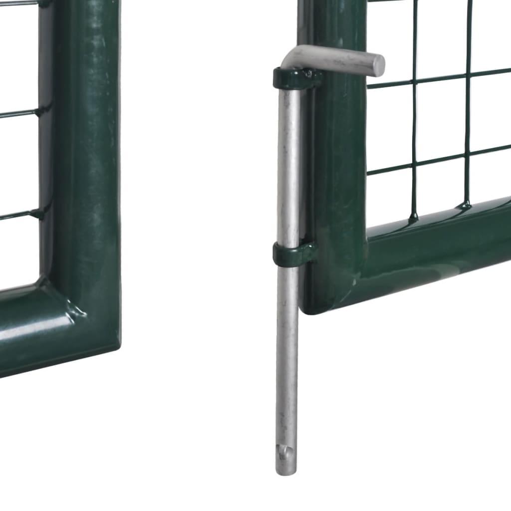 Dvokrilna ogradna vrata 300x150 cm Čelik s praškastim premazom