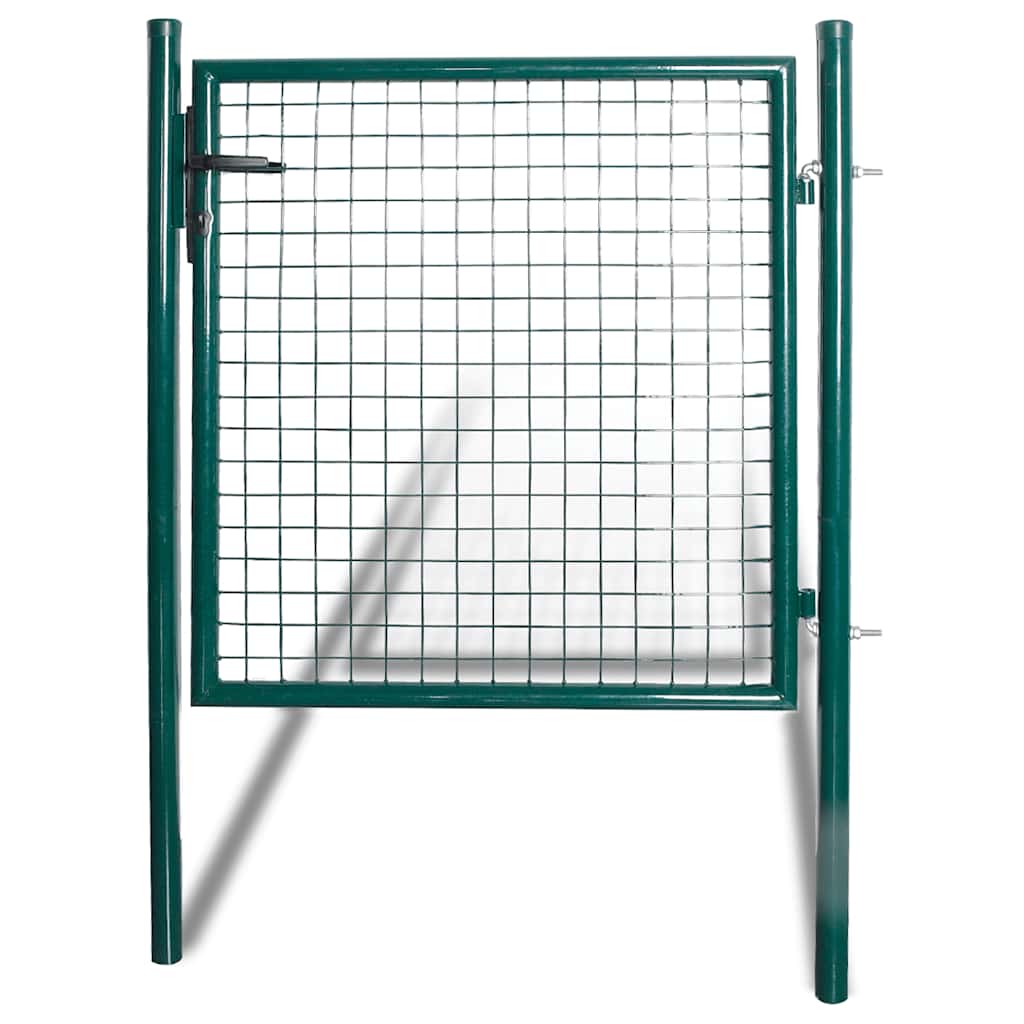 Jednokrilna ogradna vrata 100x100 cm Čelik s praškastim premazom