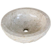 Mramorni umivaonik 40 cm krem