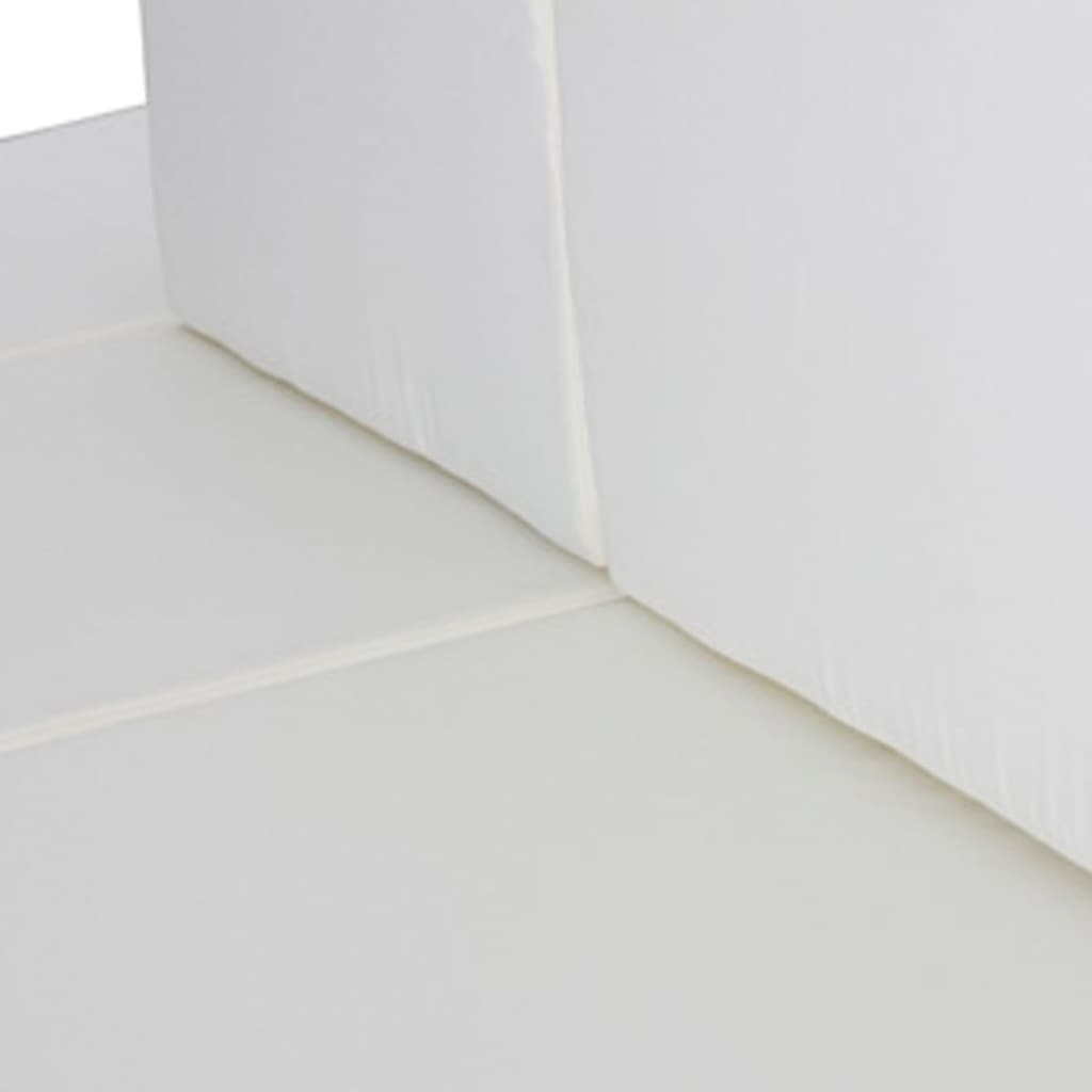 6-dijelna vrtna garnitura od poliratana s jastucima crna