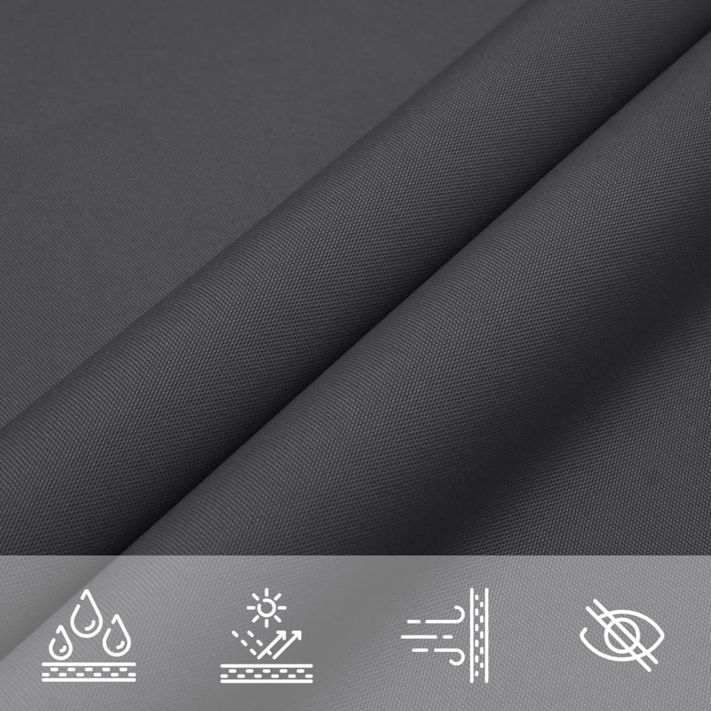 Sjenica od Oksford Tkanine Trokutasta 5x5x5 m Antracit