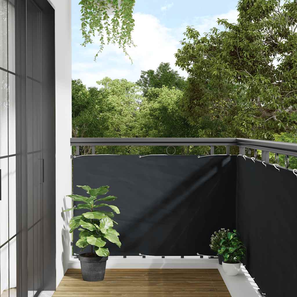 Balkonska Zaštita Oxford Tkanina u Antracit Boji 90x400 cm