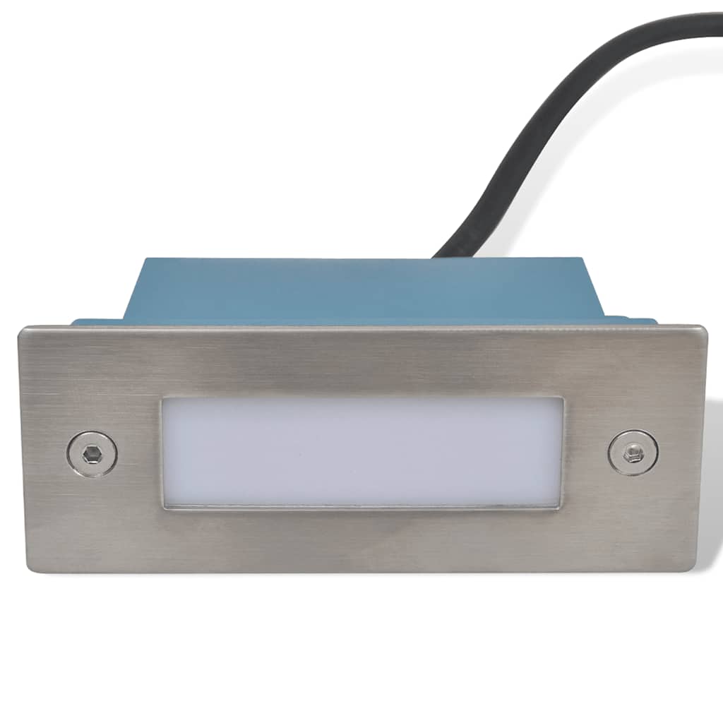 LED ugradbena svjetla za stepenice 12 kom 44 x 111 x 56 mm