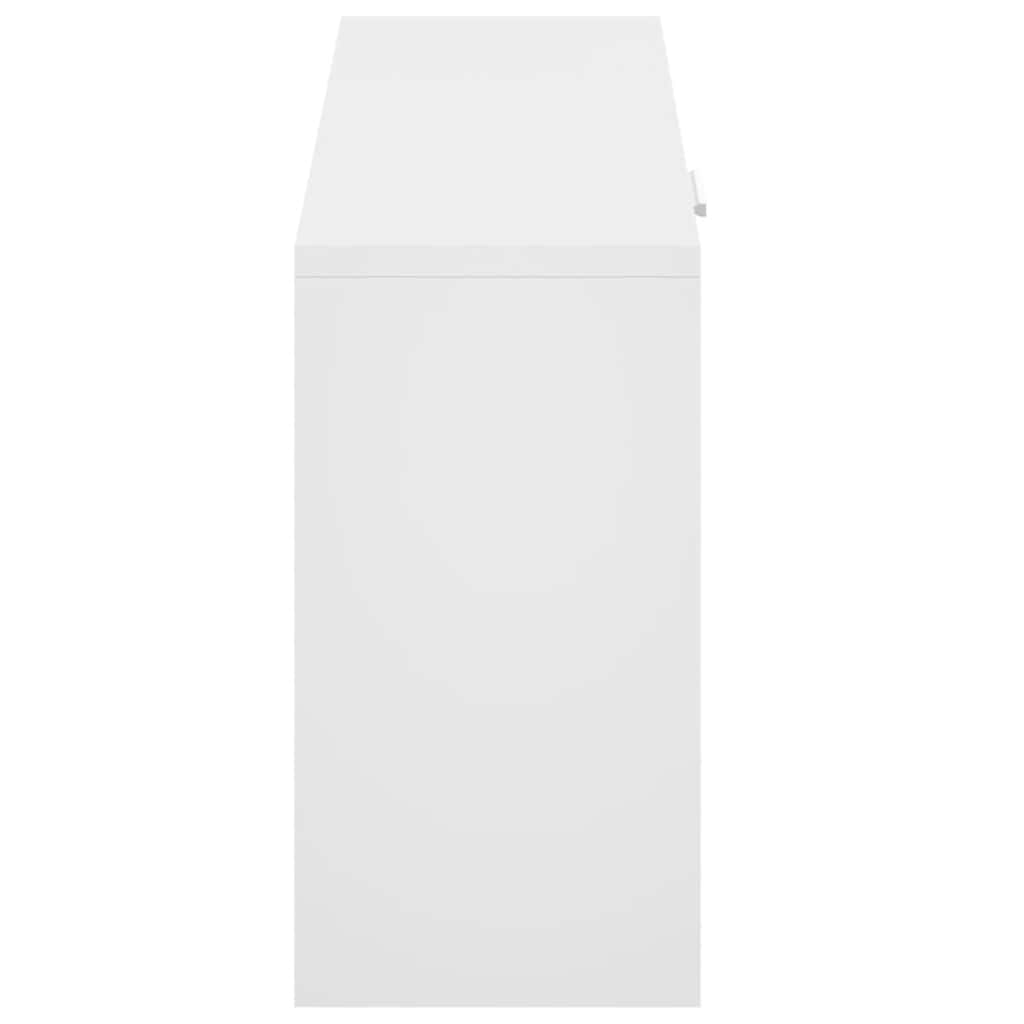 Klupa za odlaganje cipela bijela 80 x 24 x 45 cm