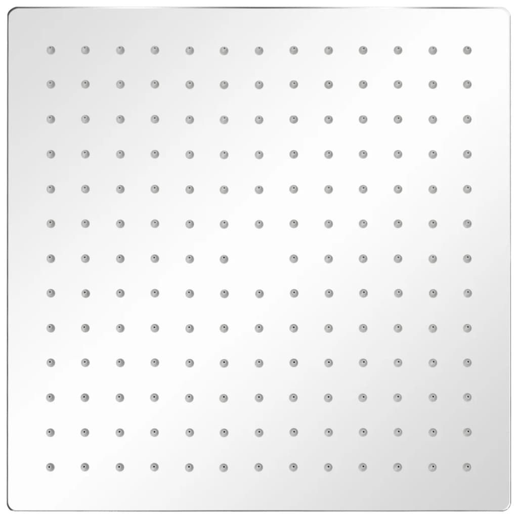 Glava za nadglavni tuš nehrđajući čelik 30 x 30 cm četvrtasta
