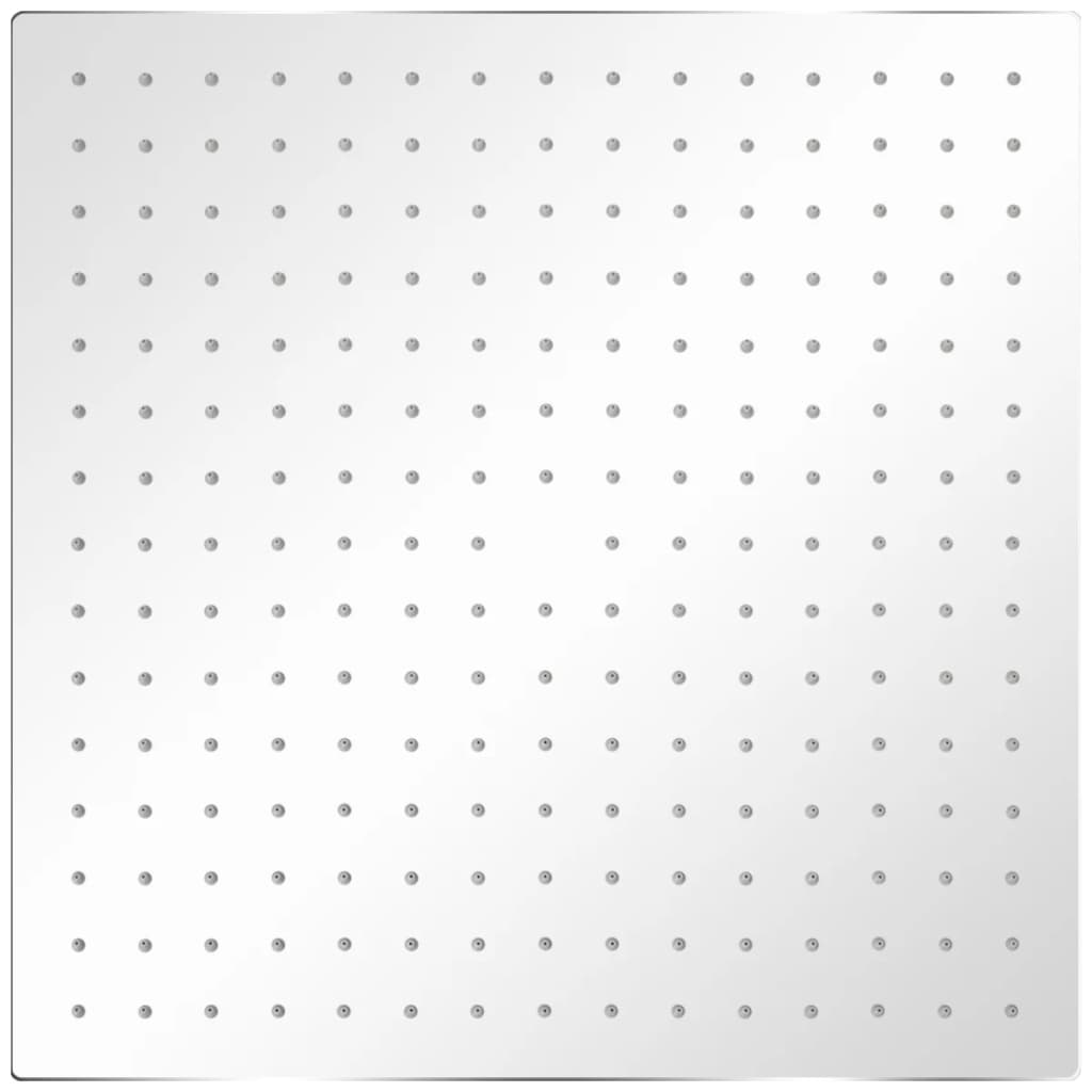 Glava za nadglavni tuš nehrđajući čelik 40 x 40 cm četvrtasta