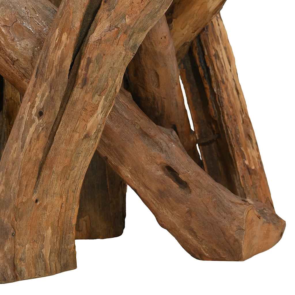 Stolić za Kavu Masivna Tikovina 60 cm
