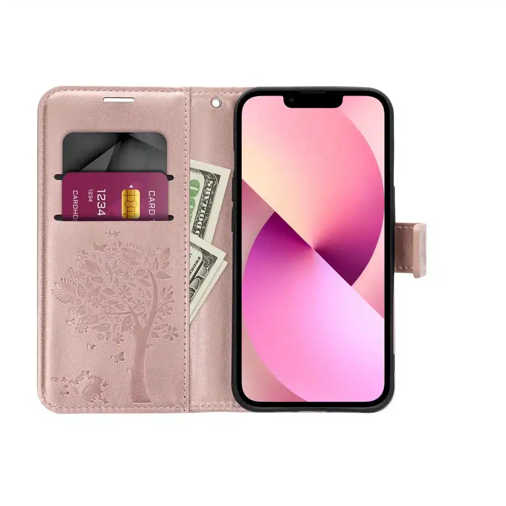 MEZZO knížkové pouzdro pro SAMSUNG GALAXY A54 5G mandala rose gold