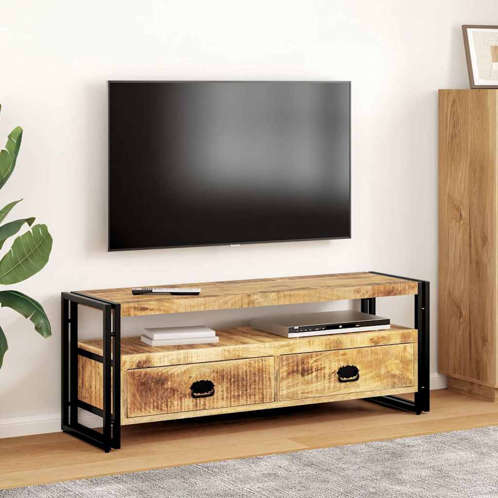 TV ormarić od masivnog drva manga 120 x 35 x 45 cm