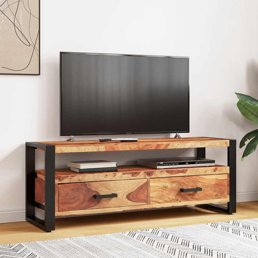 TV ormarić od masivnog drva akacije 120 x 35 x 45 cm