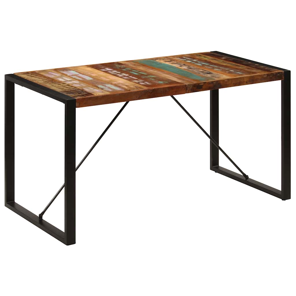 Blagovaonski stol od masivnog obnovljenog drva 140 x 70 x 75 cm