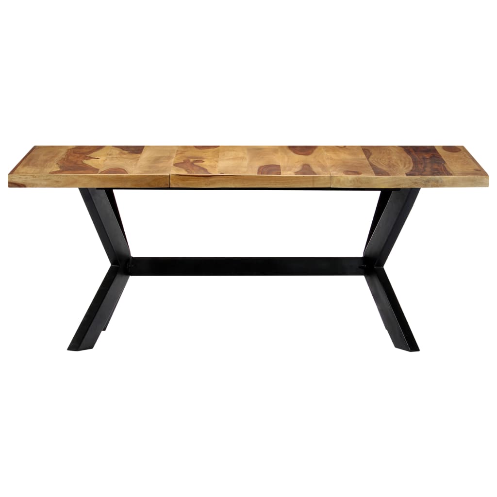 Blagovaonski stol od masivnog drva akacije 180 x 90 x 75 cm