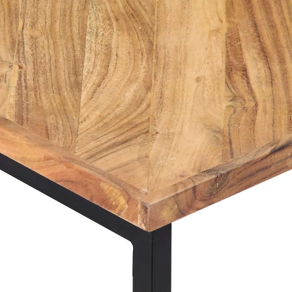 Stolić za kavu od masivnog bagremovog drva 110 x 110 x 36 cm