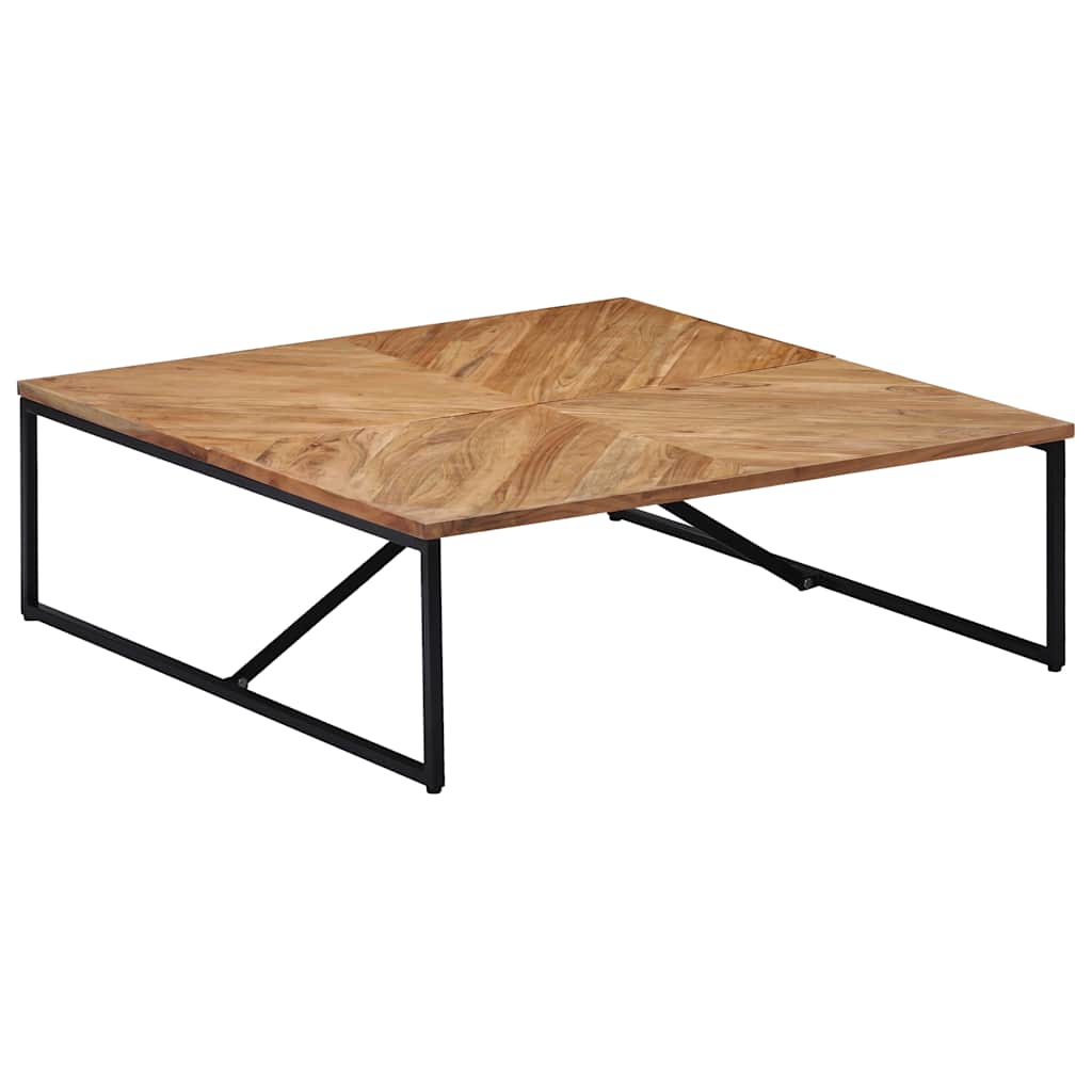 Stolić za kavu od masivnog bagremovog drva 110 x 110 x 36 cm