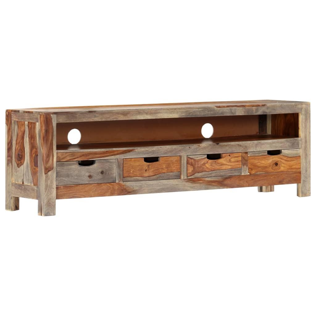 TV ormarić od masivnog drva akacije 130 x 30 x 40 cm