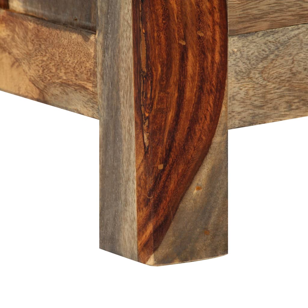 Komoda siva 100 x 30 x 50 cm od masivnog drva akacije