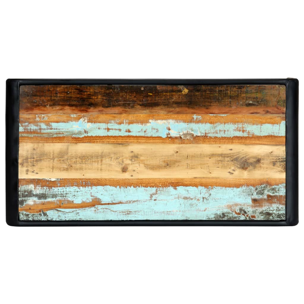 Blagovaonski stol od masivnog obnovljenog drva 118 x 60 x 76 cm