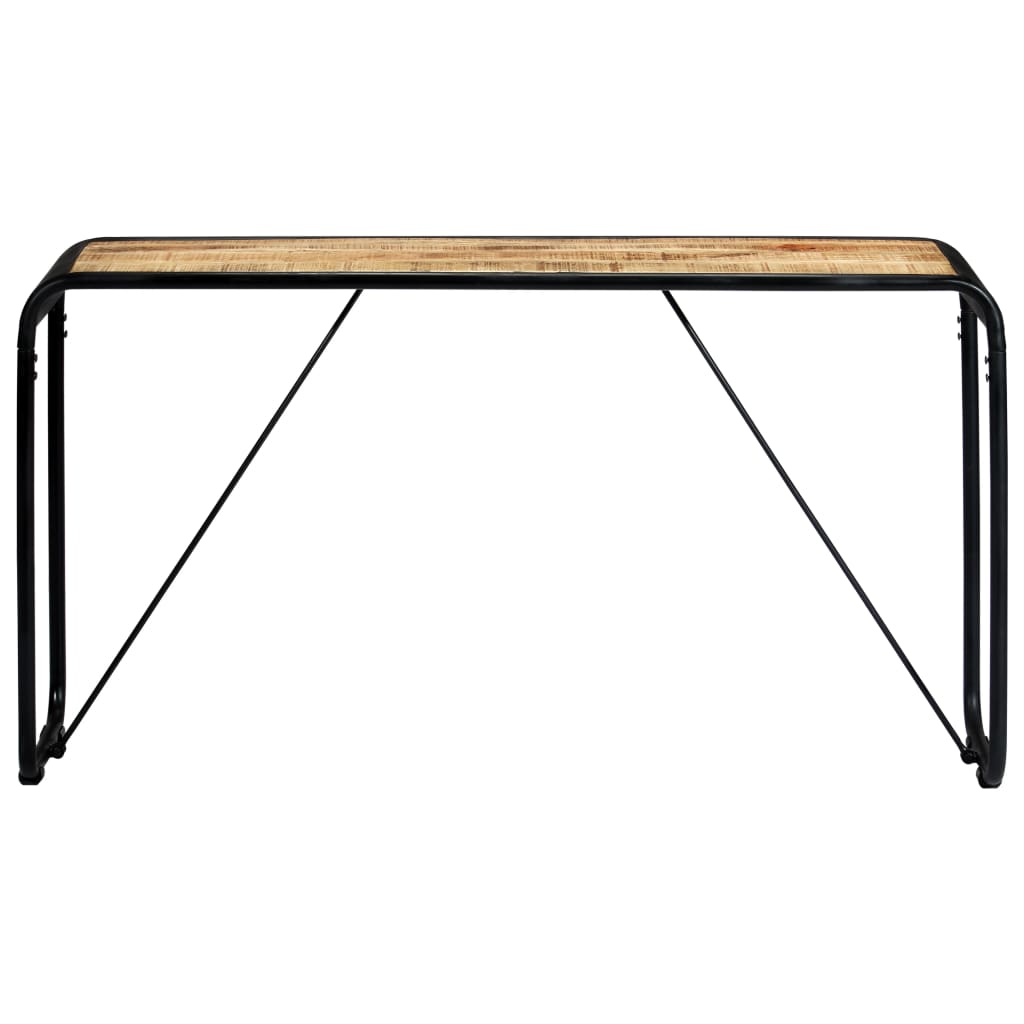 Konzolni stol 140 x 35 x 76 cm od grubog masivnog drva manga