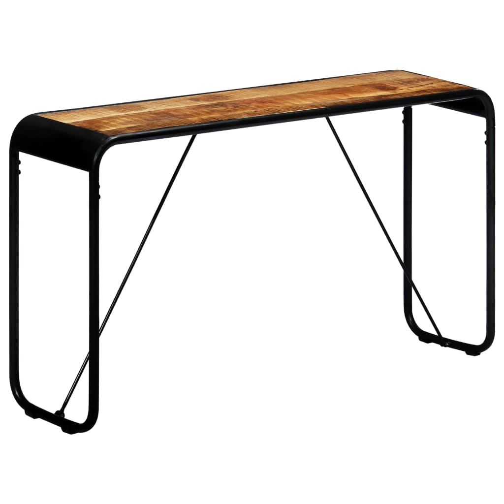 Konzolni stol 140 x 35 x 76 cm od grubog masivnog drva manga