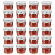 Staklenke za džem sa srebrnim poklopcima 24 kom 110 ml