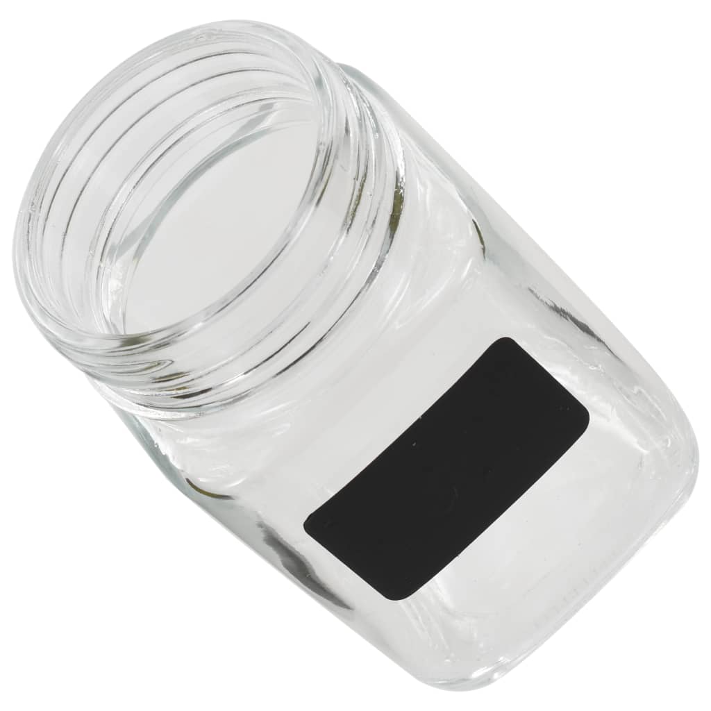 Staklenke za pohranu s naljepnicom 24 kom 300 ml
