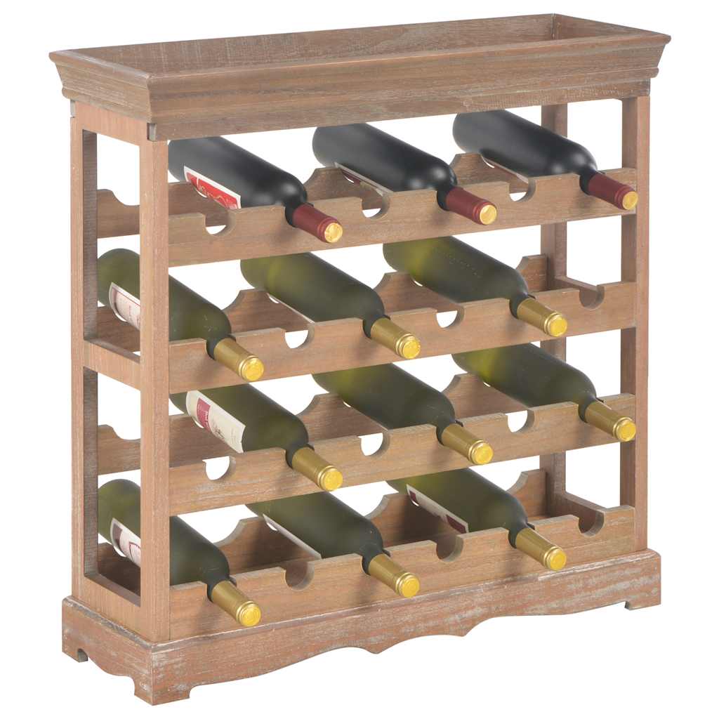 Ormarić za vino smeđi 70 x 22,5 x 70,5 cm MDF