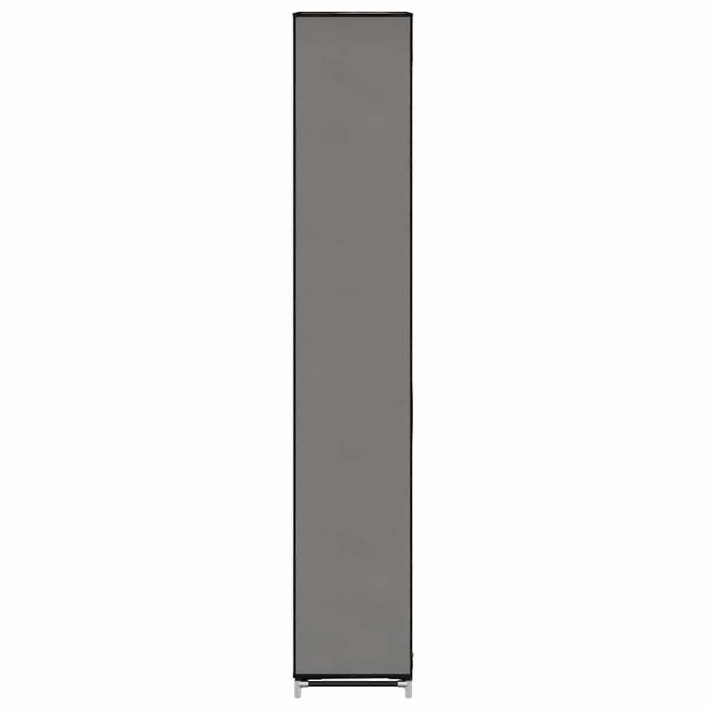 Ormarić za cipele s pokrovom od tkanine 57 x 29 x 162 cm sivi