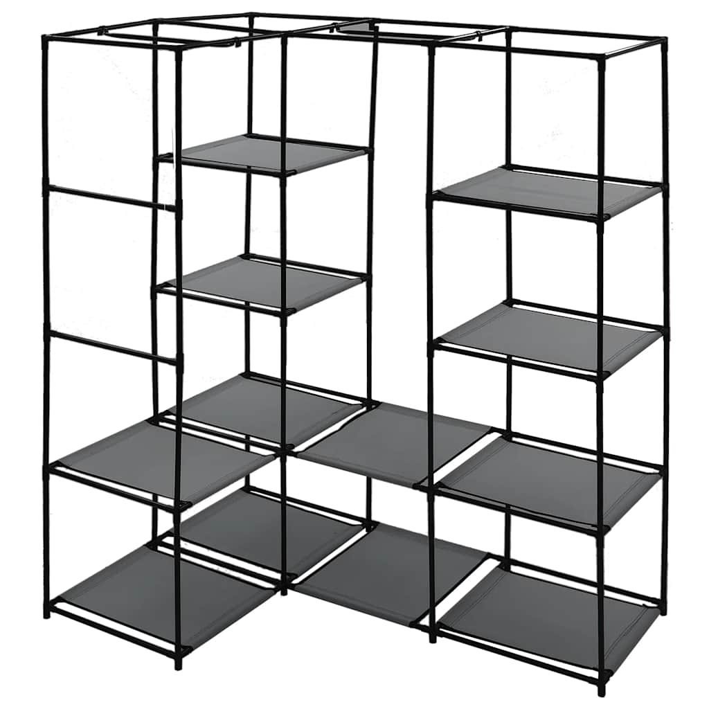 Kutni ormar sivi 130 x 87 x 169 cm