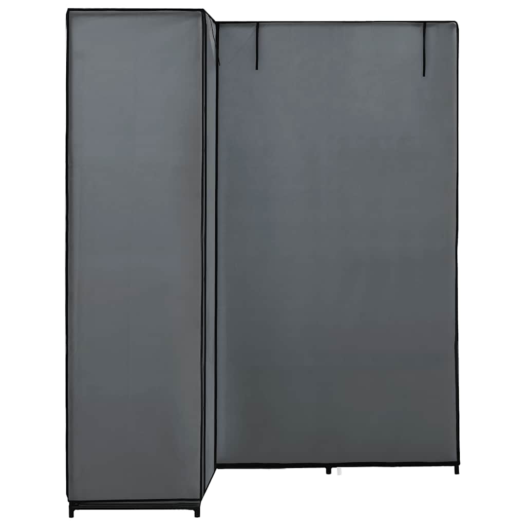 Kutni ormar sivi 130 x 87 x 169 cm
