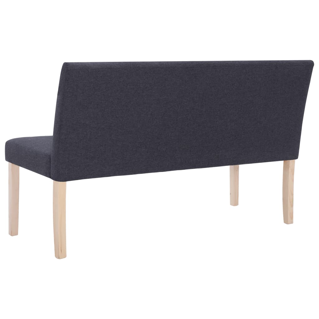 Klupa od poliestera 139,5 cm tamnosiva