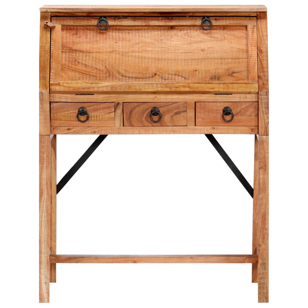 Pisaći stol od masivnog bagremovog drva 90 x 40 x 107 cm