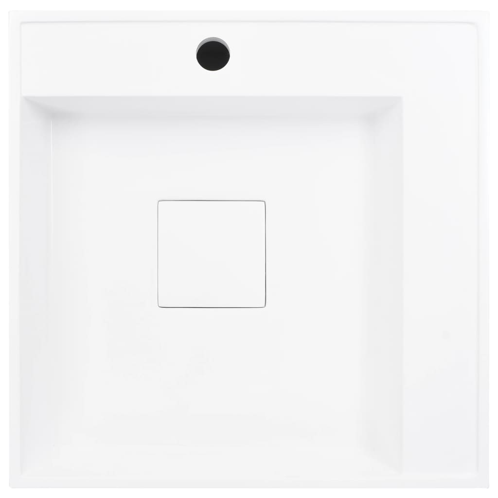 Umivaonik od lijevanih minerala/mramora 50 x 50 x 12,3 bijeli