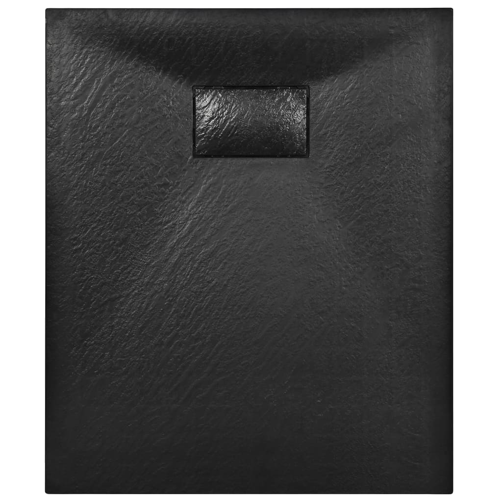 Kada za tuš SMC crna 90 x 70 cm