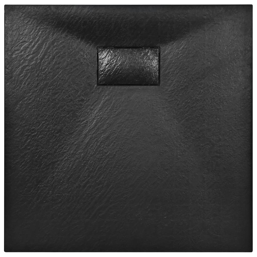 Kada za tuš SMC crna 90 x 90 cm