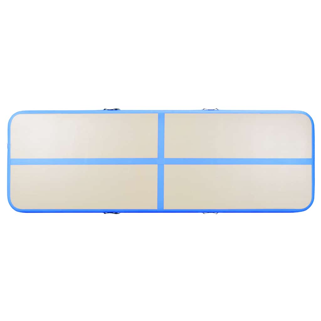 Strunjača na napuhavanje s crpkom 300 x 100 x 10 cm PVC plava