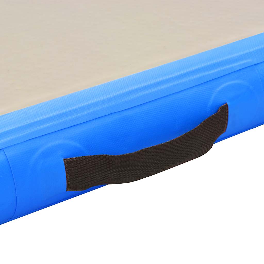 Strunjača na napuhavanje s crpkom 300 x 100 x 10 cm PVC plava