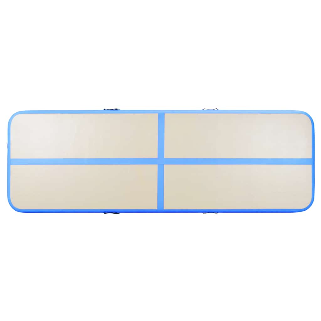 Strunjača na napuhavanje s crpkom 400 x 100 x 10 cm PVC plava