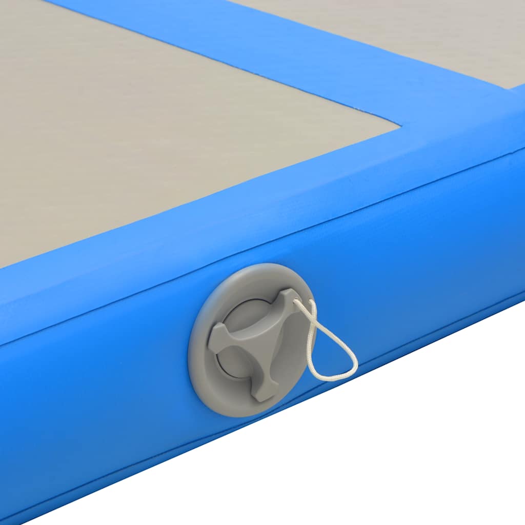 Strunjača na napuhavanje s crpkom 400 x 100 x 10 cm PVC plava